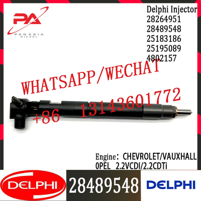 DELPHI original Diesel Fuel Injector 28264951 28489548 25183186 25195089 4802157 For CHEVROLET/VAUXHALL/0PEL 2.2VCDI/2.2