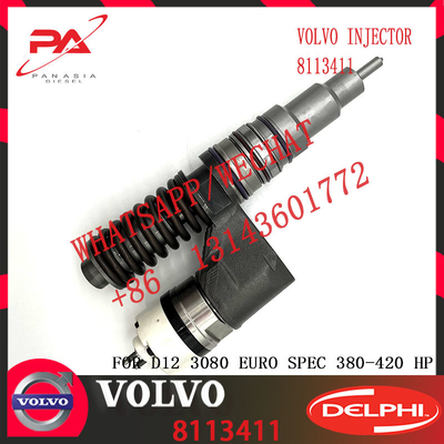 Huida D12 engine fuel injector common rail fuel injector 8113411 BEBE4B12003 for FH12 FM12 NH 12 with genuine quality