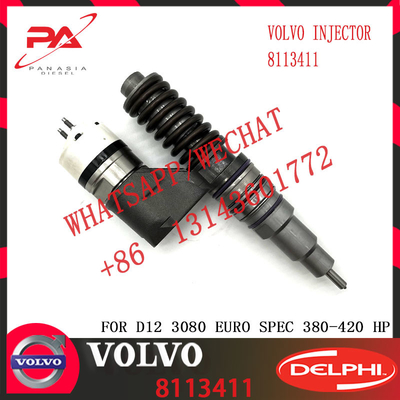 Huida D12 engine fuel injector common rail fuel injector 8113411 BEBE4B12003 for FH12 FM12 NH 12 with genuine quality