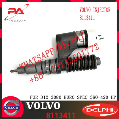 Huida D12 engine fuel injector common rail fuel injector 8113411 BEBE4B12003 for FH12 FM12 NH 12 with genuine quality
