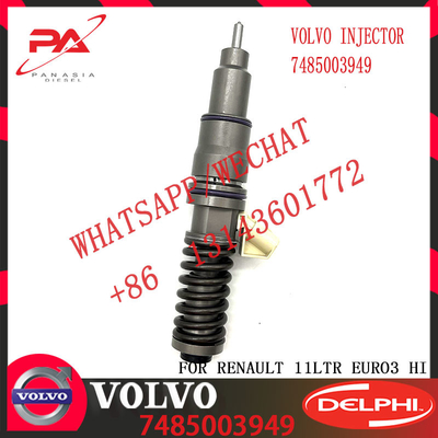 Diesel Fuel Injector 20555521 7421028880 7421644598 7485003042 7485003949 for V-O-L-V RENAULT 11LTR EURO3 HI