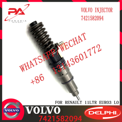 21582094 BEBE4D35001 Diesel Fuel Injector For VOL-VO TRUCK RENAULT 11LTR EURO3 LO E3.18 7421582094 21644596 85003948
