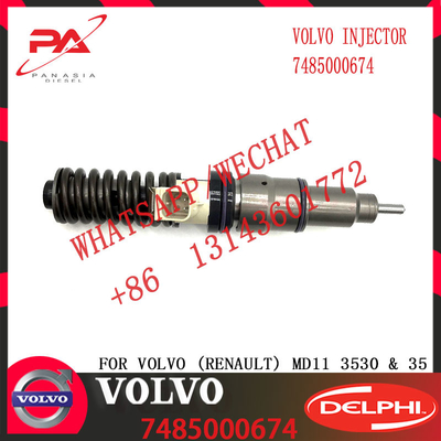 Diesel Fuel Injector 21582101 7421644602 7485000674 7485003951 7421582101 E3.18 for V-O-L-V RENAULT 11LTR EURO3 HI