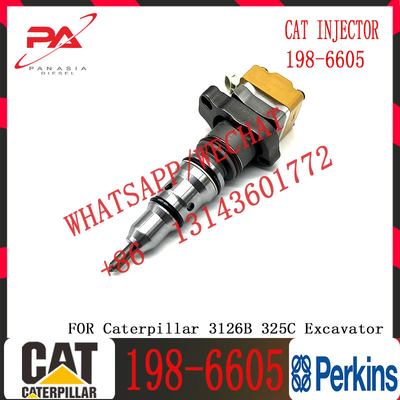 Excavator Fuel Injector 128-6601 198-6605 for Excavator Engine 3126 3126B