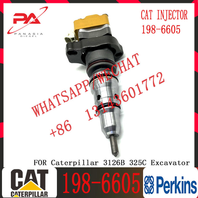 Excavator Fuel Injector 128-6601 198-6605 for Excavator Engine 3126 3126B