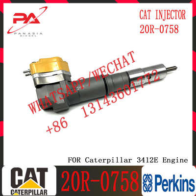 Diesel fuel injector Engine Parts Common Rail Inyector 1747526 174-7526 20R-0758 For C-A-T C-A-Terpillar 3412E Engine Truck