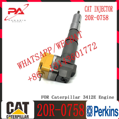 Diesel fuel injector Engine Parts Common Rail Inyector 1747526 174-7526 20R-0758 For C-A-T C-A-Terpillar 3412E Engine Truck