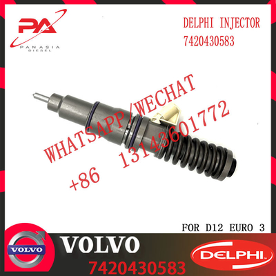 common rail injector 20430583 BEBE4C00101 VOE20430583 for Renault DX12 V-O-L-V D12C D12D FH/NH/FM12 fuel injector 74204305