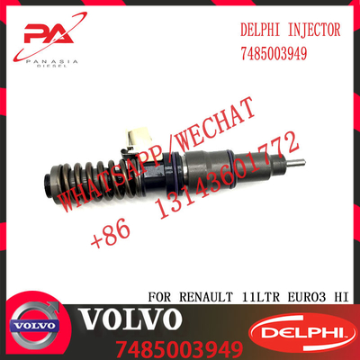 Diesel Fuel Injector 20555521 7421028880 7421644598 7485003042 7485003949 for V-O-L-V RENAULT 11LTR EURO3 HI