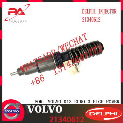 4 Pin Excavator D13 Diesel Inyector Common Rail Injector 21340612 Bebe4d24002 Injector For Renault Trucks V-O-L-V Fh12 12.