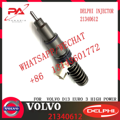 4 Pin Excavator D13 Diesel Inyector Common Rail Injector 21340612 Bebe4d24002 Injector For Renault Trucks V-O-L-V Fh12 12.