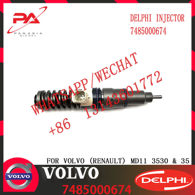 Common Rail Diesel Fuel Injector 21582101 BEBE4D12201 7485000674 for V-O-L-V (RENAULT) MD11