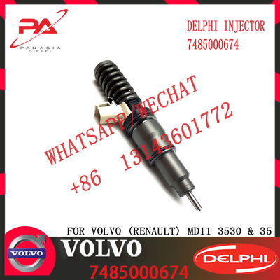 Common Rail Diesel Fuel Injector 21582101 BEBE4D12201 7485000674 for V-O-L-V (RENAULT) MD11