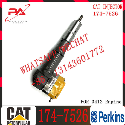 Diesel Engine Fuel Injector Excavator Accessories Diesel Motor Parts 1747526 174-7526 for C-A-Terpillar C-A-T 3412E 651E 657