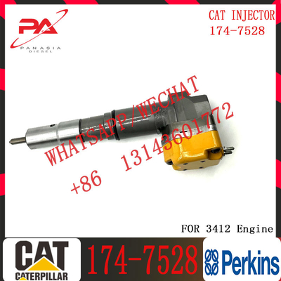 Diesel engine machinery engine parts fuel injector 1747528 174-7528 for 3412 excavator parts