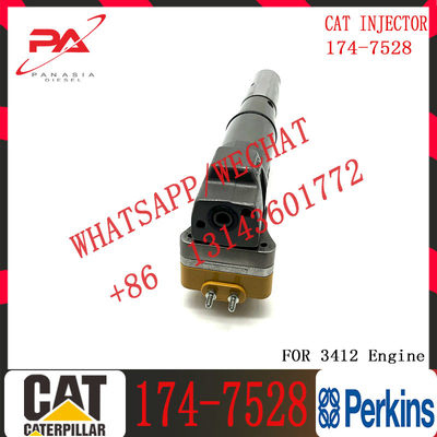 Diesel engine machinery engine parts fuel injector 1747528 174-7528 for 3412 excavator parts