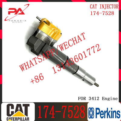Diesel engine machinery engine parts fuel injector 1747528 174-7528 for 3412 excavator parts