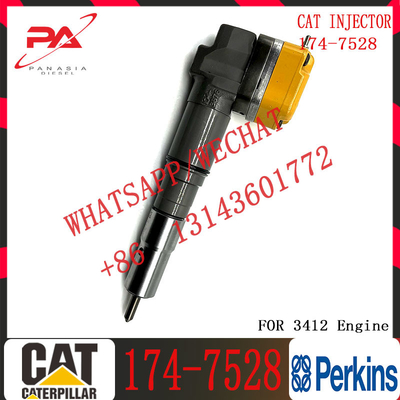 Diesel engine machinery engine parts fuel injector 1747528 174-7528 for 3412 excavator parts