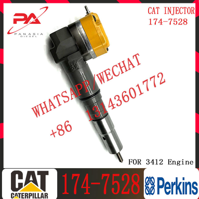 Diesel engine machinery engine parts fuel injector 1747528 174-7528 for 3412 excavator parts