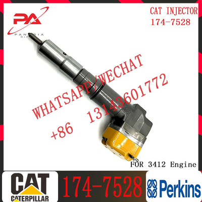 Diesel engine machinery engine parts fuel injector 1747528 174-7528 for 3412 excavator parts