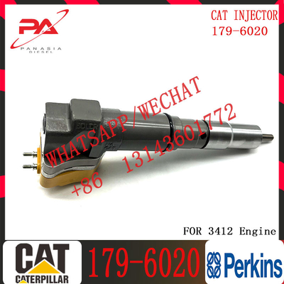 For 3412E Engine diesel fuel Injector 174-7528 20R-4148 179-6020 or excavator 3412E injector 179-6020 For 3412E Engine