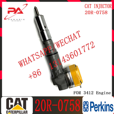 Diesel fuel injector Engine Parts Common Rail Inyector 1747526 174-7526 20R-0758 For C-A-T C-A-Terpillar 3412E Engine Truck