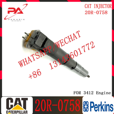 Diesel fuel injector Engine Parts Common Rail Inyector 1747526 174-7526 20R-0758 For C-A-T C-A-Terpillar 3412E Engine Truck