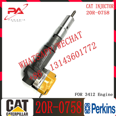 Diesel fuel injector Engine Parts Common Rail Inyector 1747526 174-7526 20R-0758 For C-A-T C-A-Terpillar 3412E Engine Truck