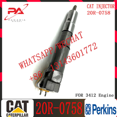 Diesel fuel injector Engine Parts Common Rail Inyector 1747526 174-7526 20R-0758 For C-A-T C-A-Terpillar 3412E Engine Truck