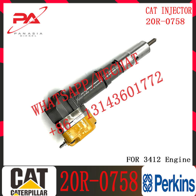 Diesel fuel injector Engine Parts Common Rail Inyector 1747526 174-7526 20R-0758 For C-A-T C-A-Terpillar 3412E Engine Truck