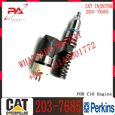 Diesel Engine Fuel Injector Excavator Accessories Diesel Motor Parts 2037685 203-7685 for C-A-Terpillar C-A-T 16H C-10 C-12