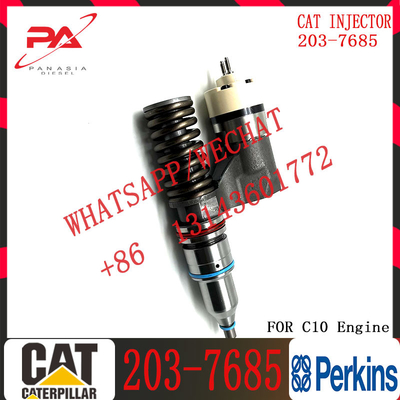 Diesel Engine Fuel Injector Excavator Accessories Diesel Motor Parts 2037685 203-7685 for C-A-Terpillar C-A-T 16H C-10 C-12