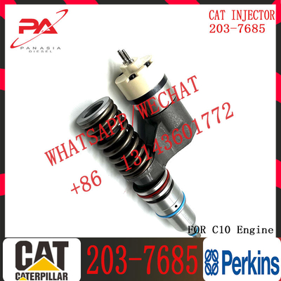 Diesel Engine Fuel Injector Excavator Accessories Diesel Motor Parts 2037685 203-7685 for C-A-Terpillar C-A-T 16H C-10 C-12