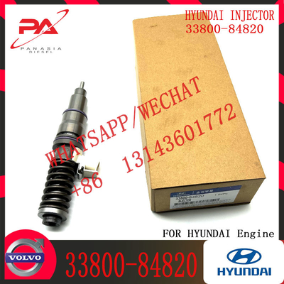 Diesel Injector 33800 84820 33800-84820 3380084820 21306407 BEBE4D19002 For Hyundai D6CC Engine