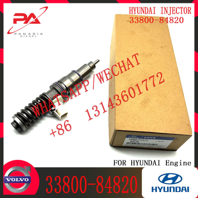 Diesel Injector 33800 84820 33800-84820 3380084820 21306407 BEBE4D19002 For Hyundai D6CC Engine