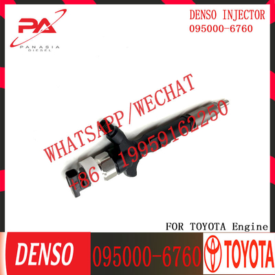 common rail injector 23670-30140 095000-6760 injector for TOYOTA 1KD-FTV, 2KD-FTV, D-4D, injector nozzle 23670-30140 095