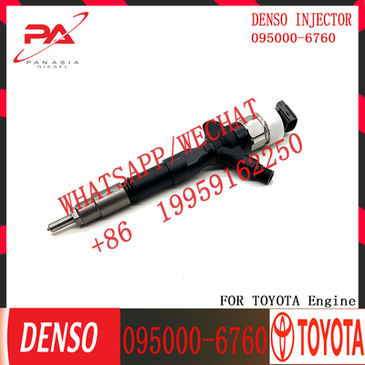 common rail injector 23670-30140 095000-6760 injector for TOYOTA 1KD-FTV, 2KD-FTV, D-4D, injector nozzle 23670-30140 095