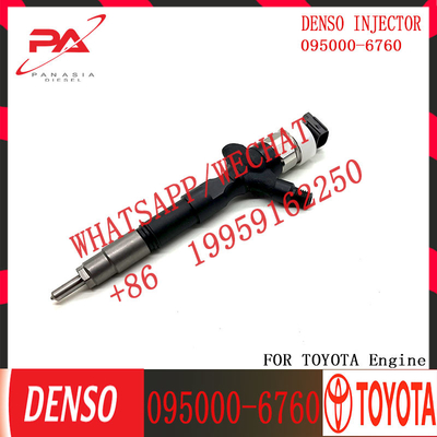 common rail injector 23670-30140 095000-6760 injector for TOYOTA 1KD-FTV, 2KD-FTV, D-4D, injector nozzle 23670-30140 095