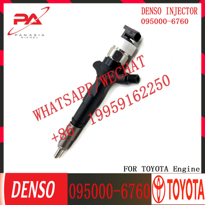 common rail injector 23670-30140 095000-6760 injector for TOYOTA 1KD-FTV, 2KD-FTV, D-4D, injector nozzle 23670-30140 095