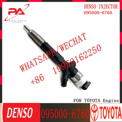 common rail injector 23670-30140 095000-6760 injector for TOYOTA 1KD-FTV, 2KD-FTV, D-4D, injector nozzle 23670-30140 095