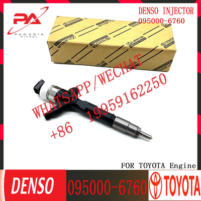 common rail injector 23670-30140 095000-6760 injector for TOYOTA 1KD-FTV, 2KD-FTV, D-4D, injector nozzle 23670-30140 095