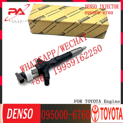 common rail injector 23670-30140 095000-6760 injector for TOYOTA 1KD-FTV, 2KD-FTV, D-4D, injector nozzle 23670-30140 095