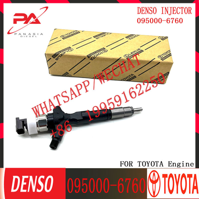 common rail injector 23670-30140 095000-6760 injector for TOYOTA 1KD-FTV, 2KD-FTV, D-4D, injector nozzle 23670-30140 095