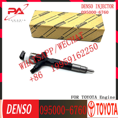 common rail injector 23670-30140 095000-6760 injector for TOYOTA 1KD-FTV, 2KD-FTV, D-4D, injector nozzle 23670-30140 095