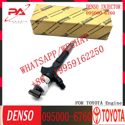 common rail injector 23670-30140 095000-6760 injector for TOYOTA 1KD-FTV, 2KD-FTV, D-4D, injector nozzle 23670-30140 095