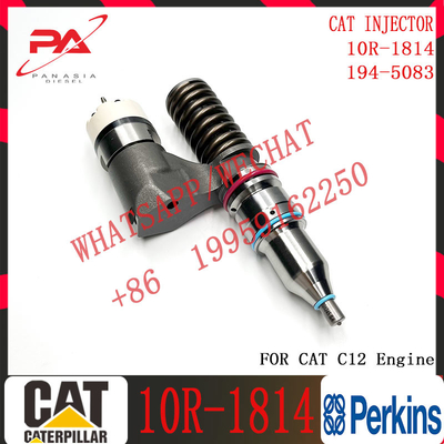 Common rail diesel fuel injector 10R-1256 10R-1814 10R-9235 20R-0056 10R-1268 194-5083 For Caterpillar C10 C12 Engine