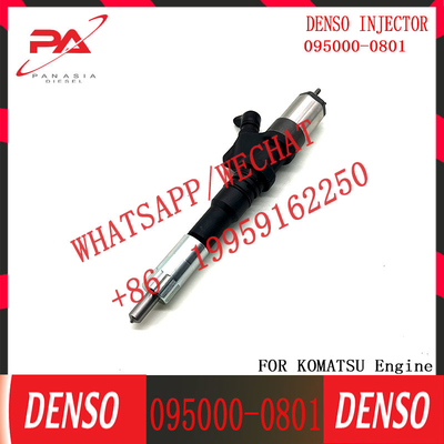 0950000801 Original Auto Parts Diesel Fuel Injector Engine Common Rail Injector 6156-11-3100 095000-0801