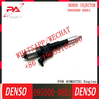 0950000801 Original Auto Parts Diesel Fuel Injector Engine Common Rail Injector 6156-11-3100 095000-0801
