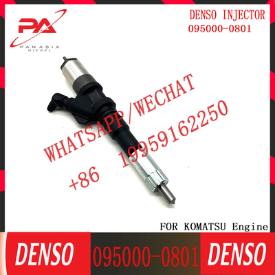 0950000801 Original Auto Parts Diesel Fuel Injector Engine Common Rail Injector 6156-11-3100 095000-0801