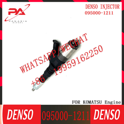 Common Rail Fuel Injector 095000-1211 095000-1210 6156-11-3300 for KOMATSU FC450-7 6D125 PC400-7 PC450-7